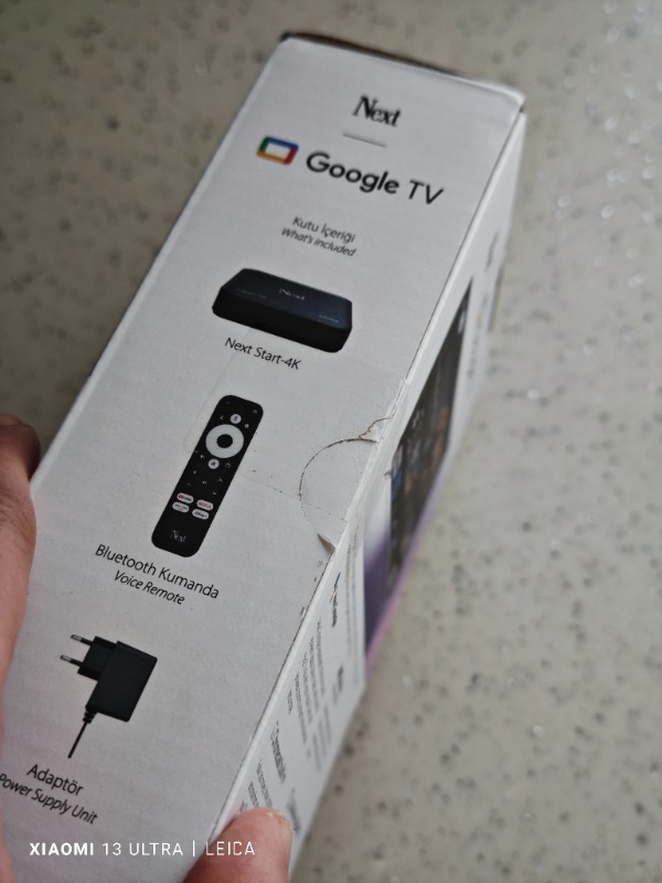 Next Start 4K Android TV Box (D-Smart Go 1 Yıl Mega Paket Hediye)