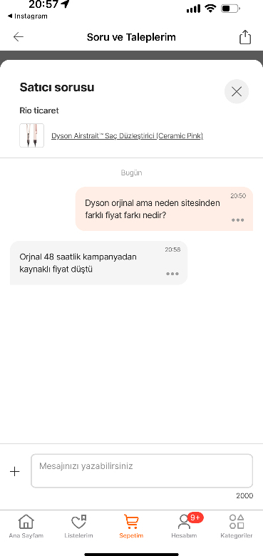 Dyson Airstrait Saç Düzleştirici İyon Teknolojili Titanyum Plaka 80-140°C 3 Kademeli Profesyonel Kullanım