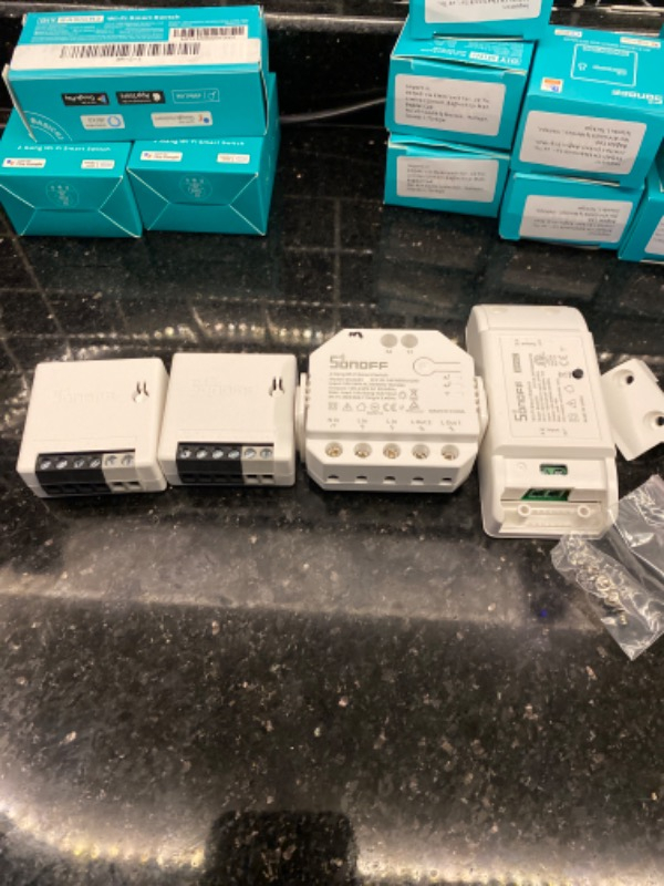 Sonoff Dual R3 Wifi Çift Çıkışlı Anahtar Arkası Röle Modülü | Alexa , Google | Iki Çıkışlı | Uzaktan Kumanda Edilebilir