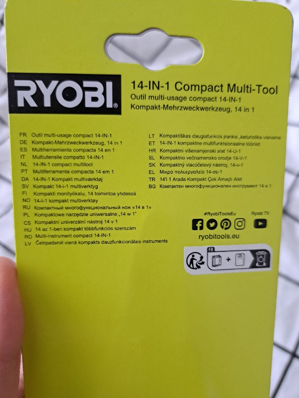 RYOBI RMT14 Çok Amaçlı Kompakt Pense