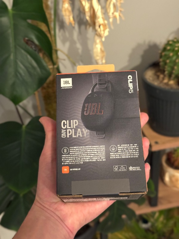 JBL Clip5, Bluetooth Hoparlör, IP67, Siyah