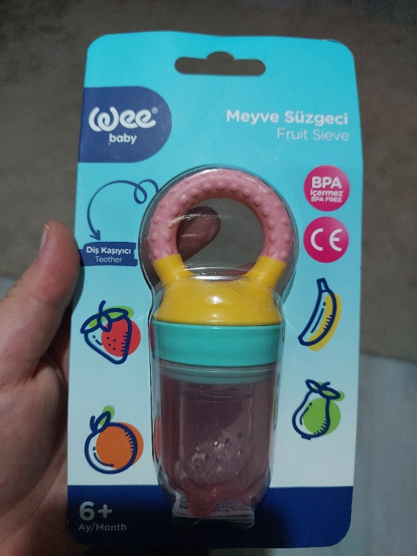 Wee Baby Meyve Süzgeci Pembe