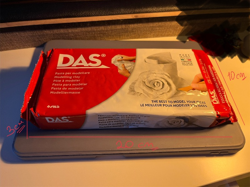 Das Seramik Kil Hamuru 1000 gr Beyaz