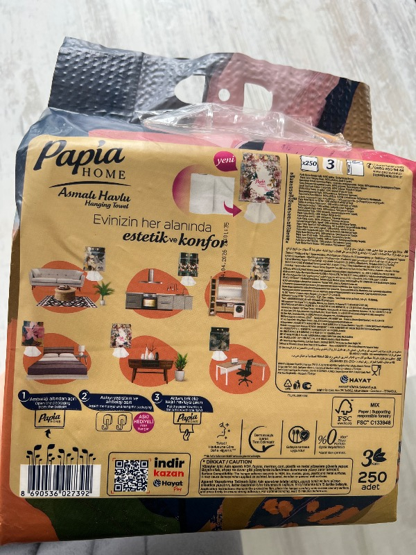 Papia Home Asmalı Havlu