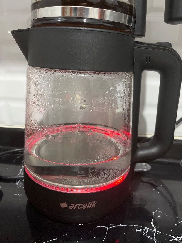 Arçelik CM 6964 S Resital 1900 W Cam Demlikli Çay Makinesi - Siyah