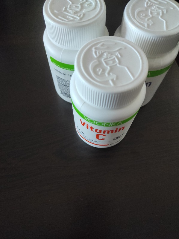 Voonka Vitamin C Portakal Aromalı Çiğneme Tableti 500 mg 60 Tablet