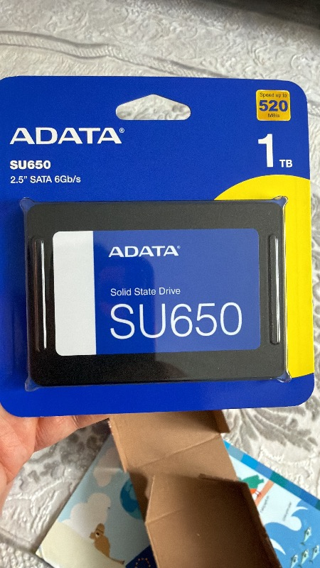 Adata ASU650SS-1TT-R SU650 2.5" 1tb (520/450MB/S) Sata (3d Nand) SSD Disk