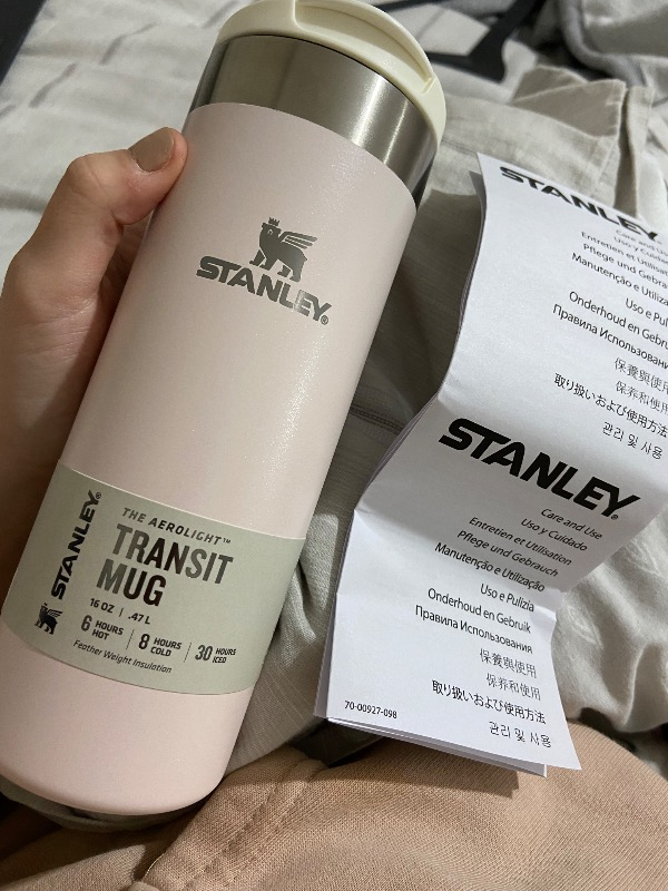 Stanley The AeroLight Transit Termos Bardak 0.47 Lt Açık Pembe