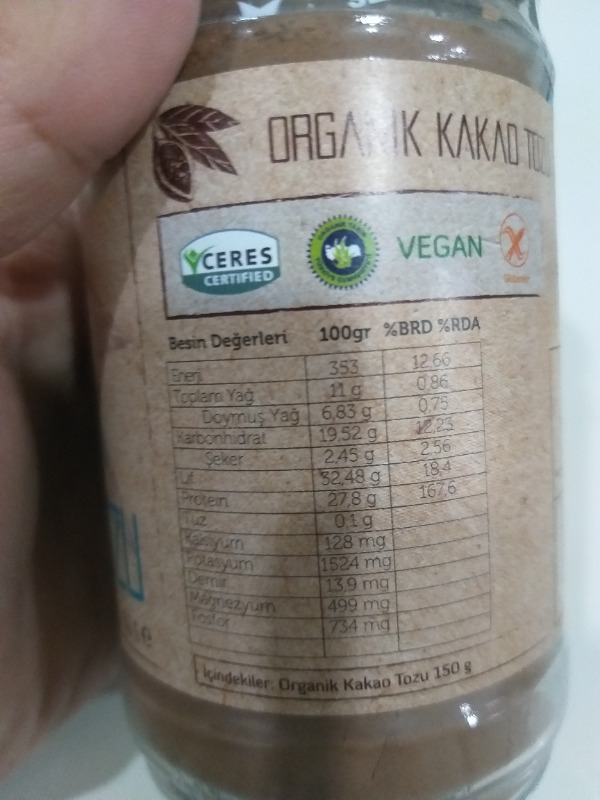 Güzel Ada Gıda Organik Kakao 150 gr