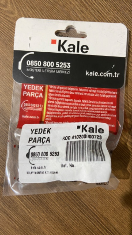 Kale Asma Klozet Montaj Vidası