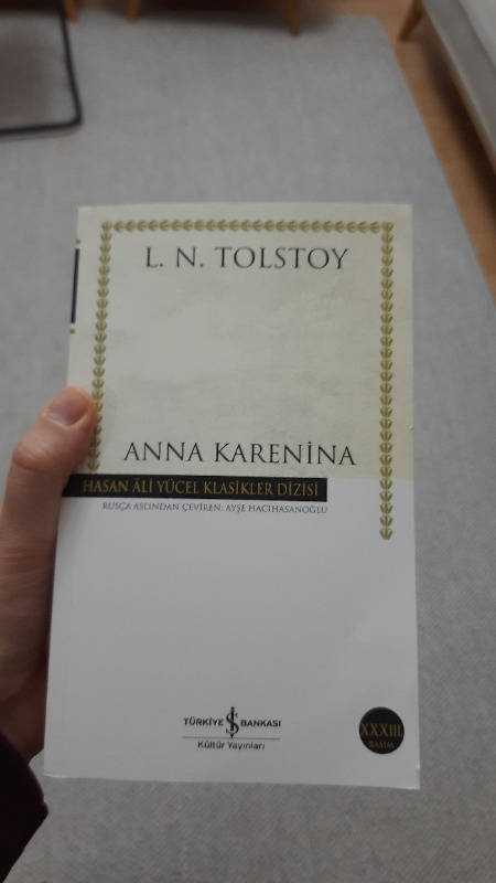 İş Bankası Kültür Yayınları Anna Karenina Lev Nikolayeviç Tolstoy Ciltsiz 1072 Sayfa Edebiyat Eseri