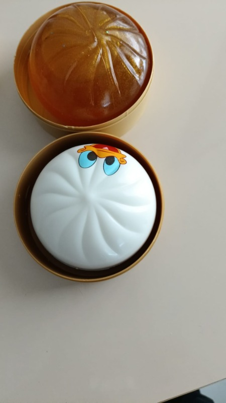 Gökkuşağı Sepeti Çin Mantısı Dumpling Squishy Eğlenceli Hediye +1 Yaş İçin Yumuşak Dokulu Koleksiyonluk 1 adet