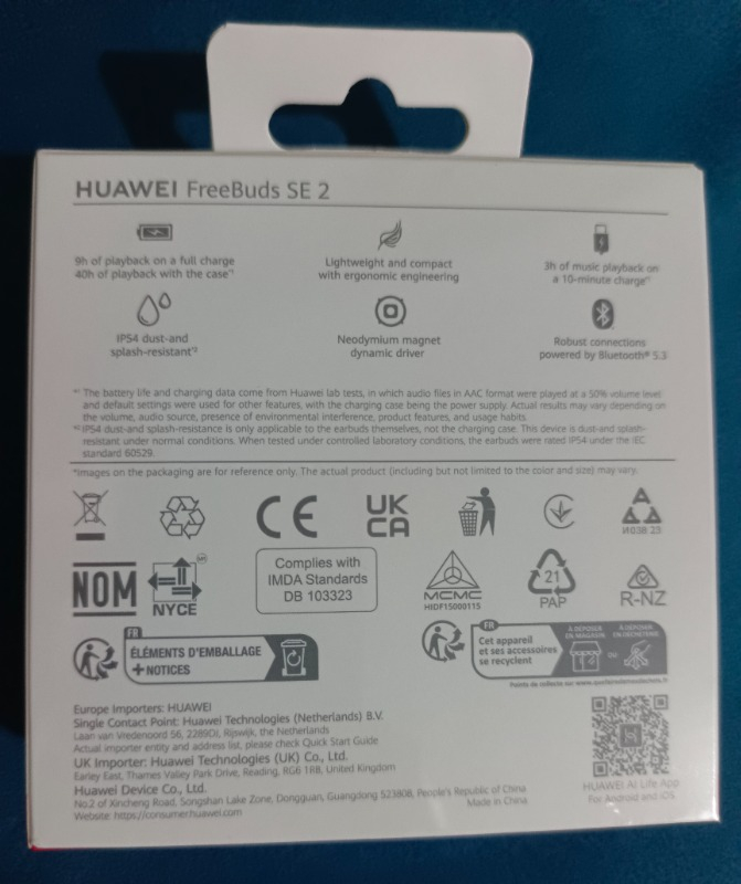Huawei Freebuds Se 2 - Mavi
