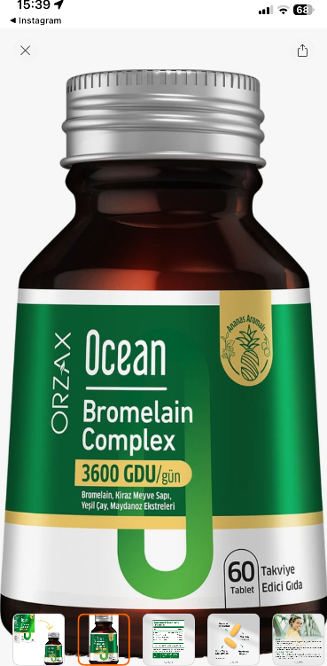Ocean Bromelain Complex 60 Tablet