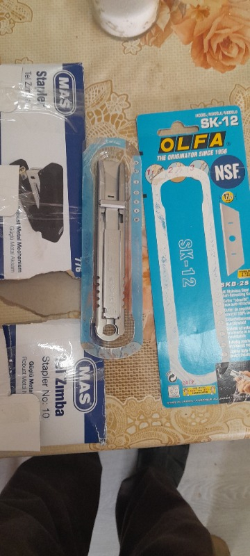 Olfa Sk-12 Paslanmaz Çelik Gövde Maket Bıçağı