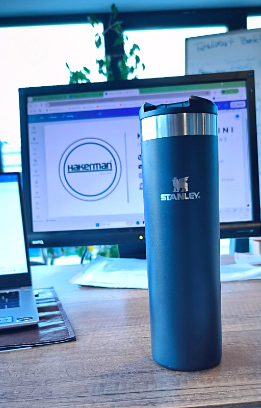Stanley  The Aerolight 0.60 Litre Termos Bardak Siyah Renk