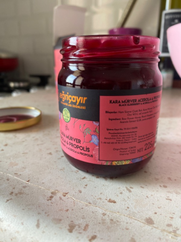 Eğriçayır Kara Mürver + Acerola + Propolis + Ham Bal 225G