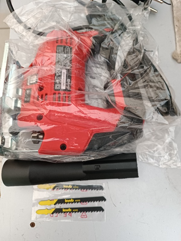 Einhell Dekupaj Testere TC-JS 80/1 (550 W, devir sayısı 1000-3000 d/d, devir kontrol elektroniği, 4 kademeli sarkaç hareketi, toz emiş, aletsiz testere bıçağı değişimi) - 4321145