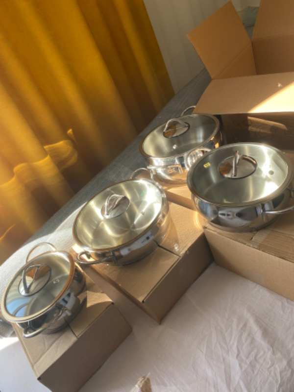 Emsan Cemre İndüksiyon Tabanlı 8 Parça Çelik Tencere Seti