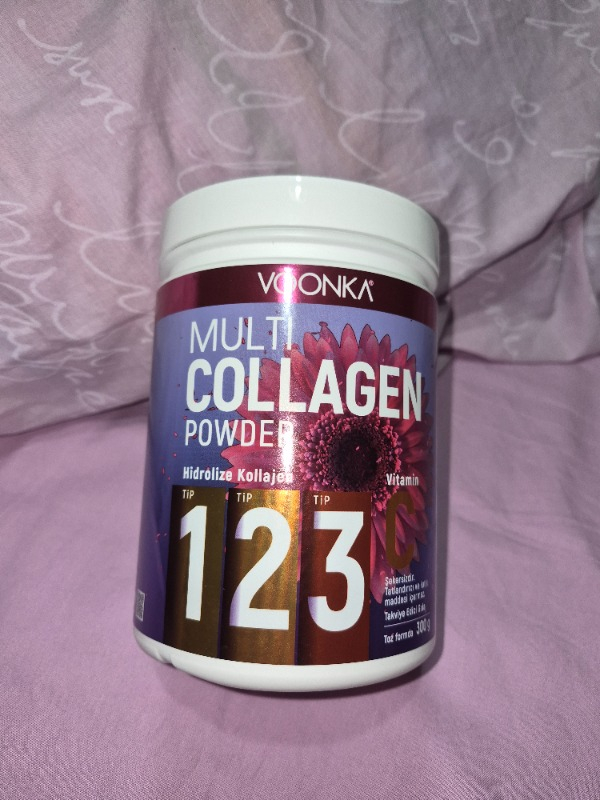 Voonka Multi Collagen Powder Tip 1 2 3 Vitamin C 300 gr Hidrolize Kolajen