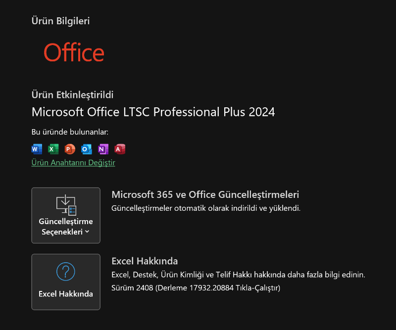 Microsoft Office 2024 Pro Plus Dijital Lisans Anahtarı - 2025 Key ve Ürün Anahtarı