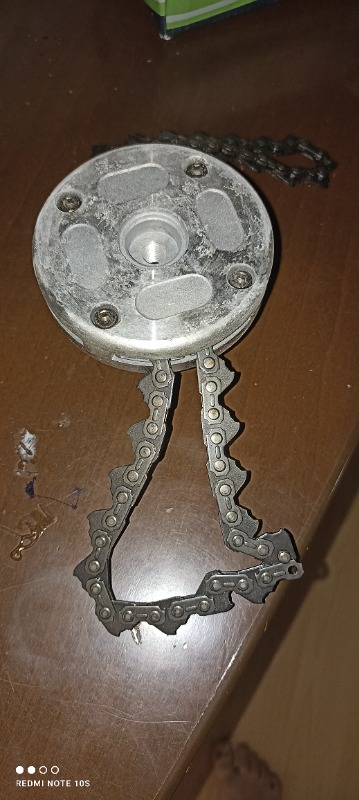 Zincirli Tırpan Başlığı Canavar Başlık Benzinli Tırpan