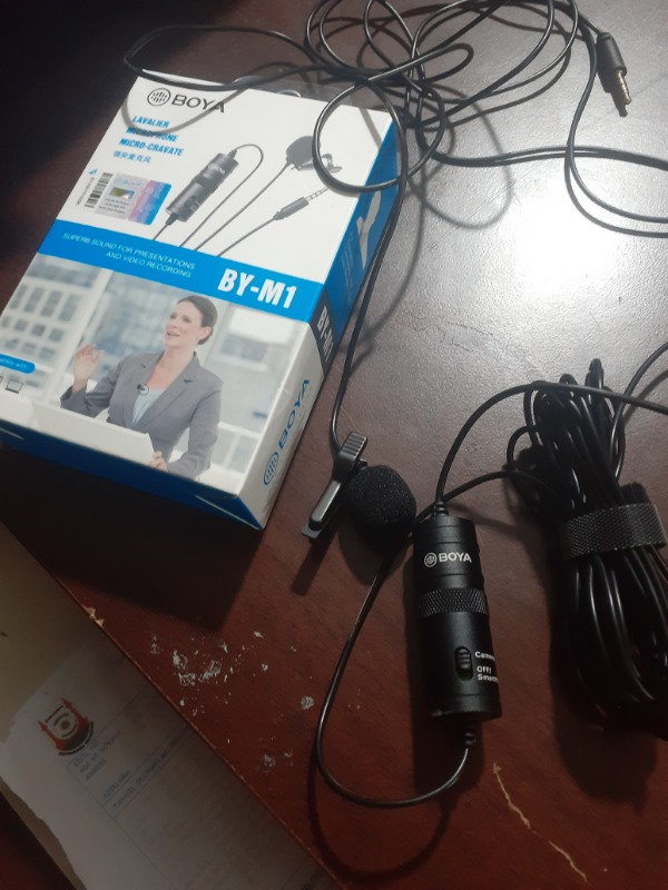 Boya Profesyonel Youtuber Yaka Mikrofonu By-M1 Mikrofon