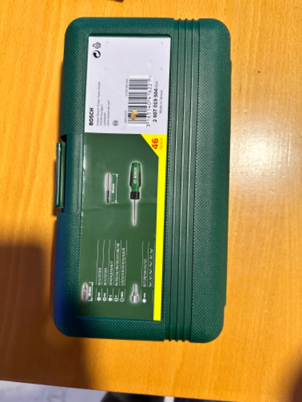 Bosch 46 Parça Tornavida Vidalama Lokma Uçlu Aksesuar Seti - 2607019504
