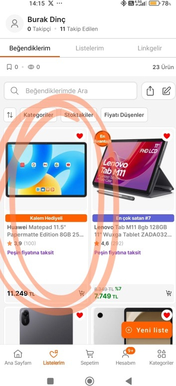 Huawei Matepad 11.5" Papermatte Edition 8GB 256GB Uzay Grisi + Klavye