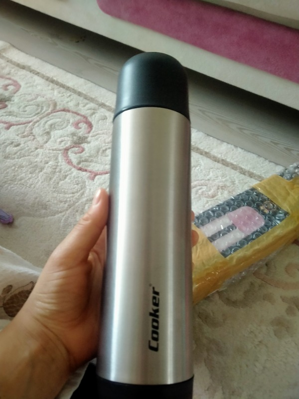 Cooker Çelik Termos 500 ml - Mavi