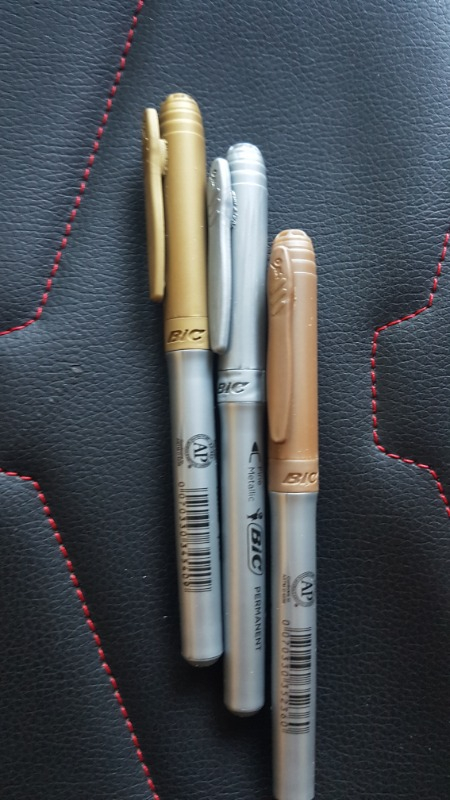 Bic Intensity Permanent Markör Altın Gümüş Bronz 3'lü Blister