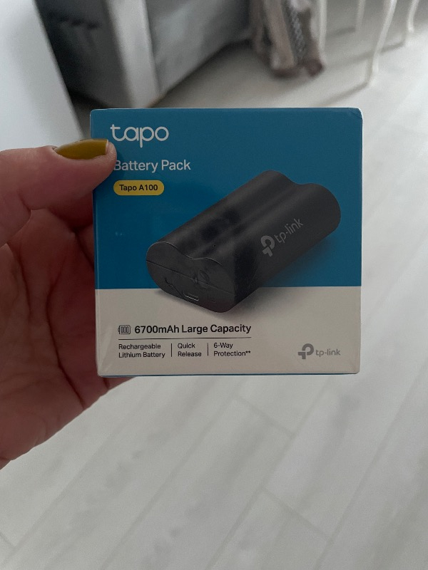 TP-LINK Tapo A100, 6700MAH Tapo Kamera Bataryası