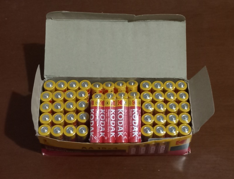 Kodak 60 Adet Çinko Karbon Shrink Kalem Pil