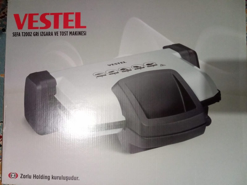 Vestel Sefa T2002 Gri Tost Makinesi