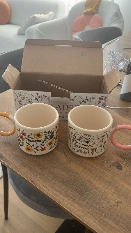Bella Maison Flores 2'li Fincan Seti (270 cc)