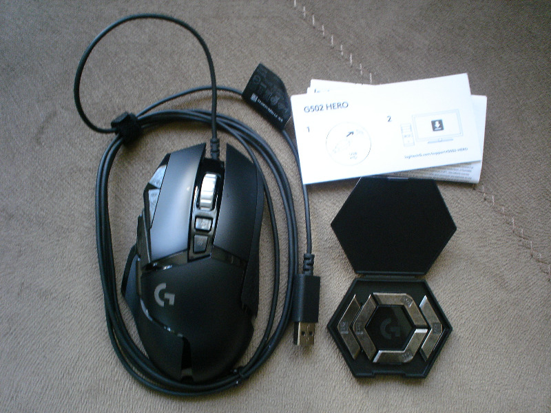 Logitech G G502 HERO LIGHTSYNC 25.600 DPI Yüksek Performanslı Kablolu Oyuncu Mouse - Siyah