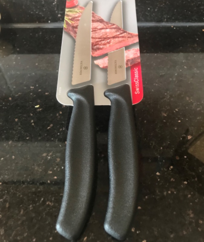 Victorinox Biftek ve Pizza Bıçağı Blisterli 12CM 2ADET