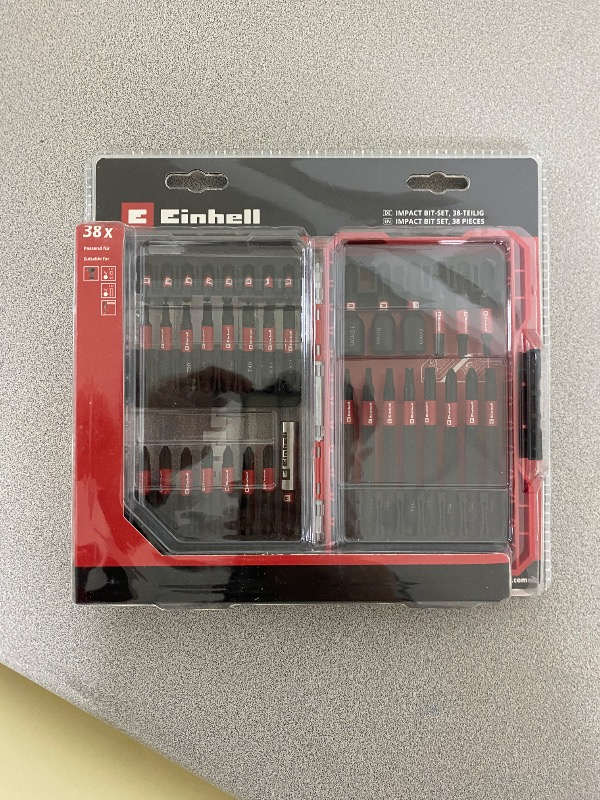Einhell Bits Uç Seti 38 Parça, M-Case Kutu