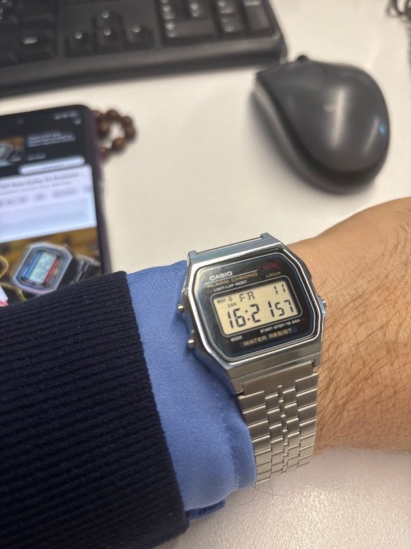 Casio A159W-N1DF Erkek Kol Saati