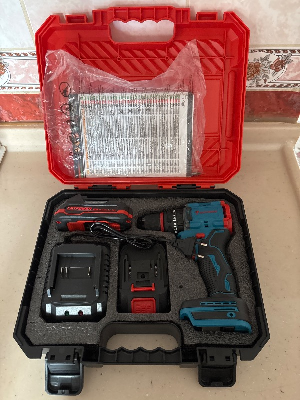 Catpower 1025 Kömürsüz Darbeli Akülü Matkap 20V 2 Ah Lion