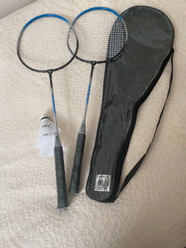 Delta 2 Badminton Raketi 3 Badminton Topu Çantalı Çiftli Set