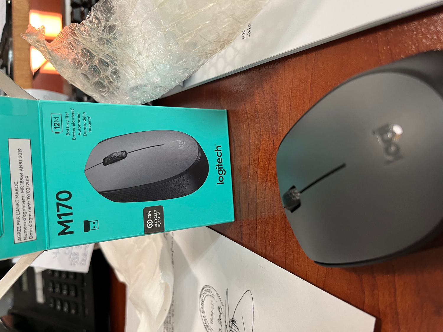 Logitech M170 USB Alıcılı Kablosuz Kompakt Mouse - Gri