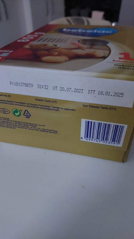 Bebelac Gold 1 Bebek Sütü 800 Gr