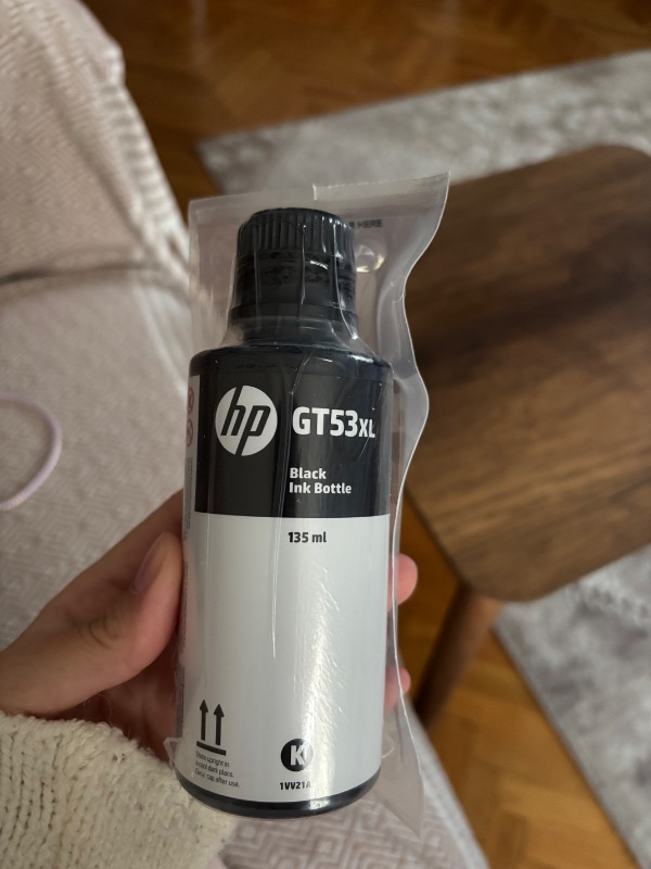HP GT53XL Siyah Mürekkep Şişesi 1VV21AE