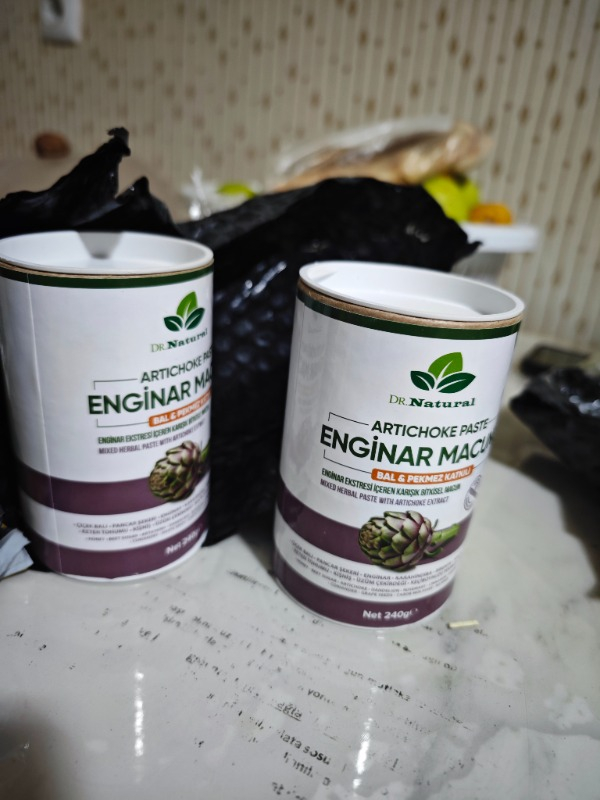 Dr. Natural Enginar Macunu Pekmez ve Bal Katkılı Bitkisel Karışımlı Macun 240 gr