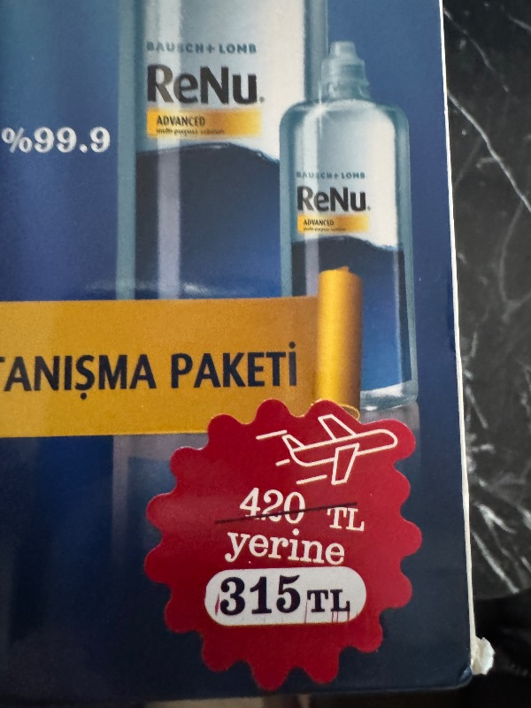 Renu Advanced Lens Solüsyon 360 + 100 ml