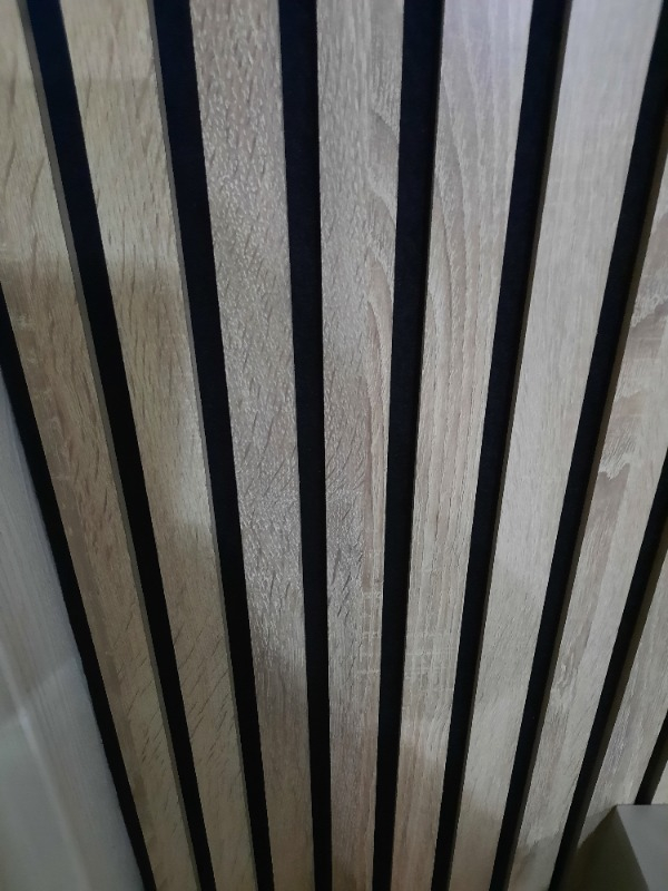 Akupanel Flex 60X245 cm Meşe Renk Akustik Ahşap Duvar Paneli