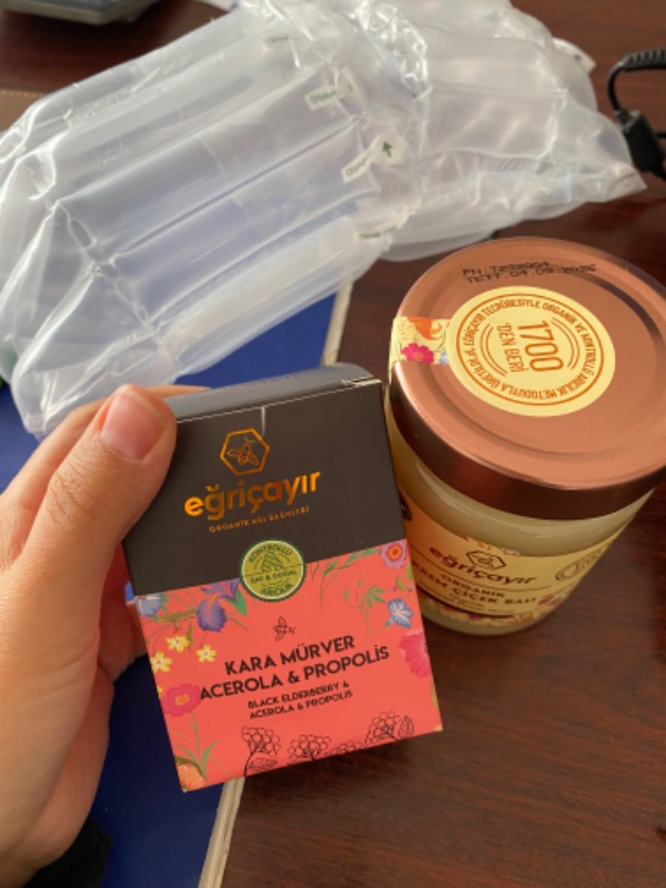 Eğriçayır Kara Mürver, Acelora ve Propolis Karışımı 225 gr