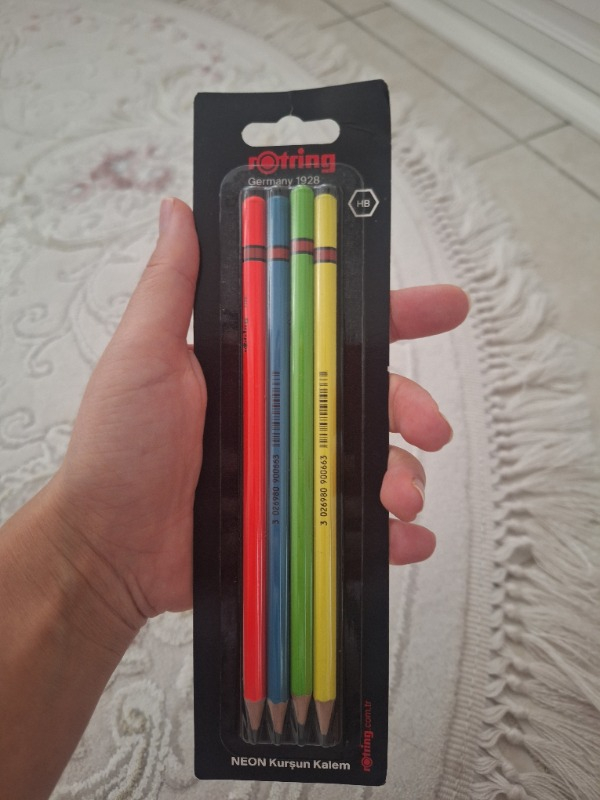 Rotring Neon Kurşun Kalem 4'lü Paket