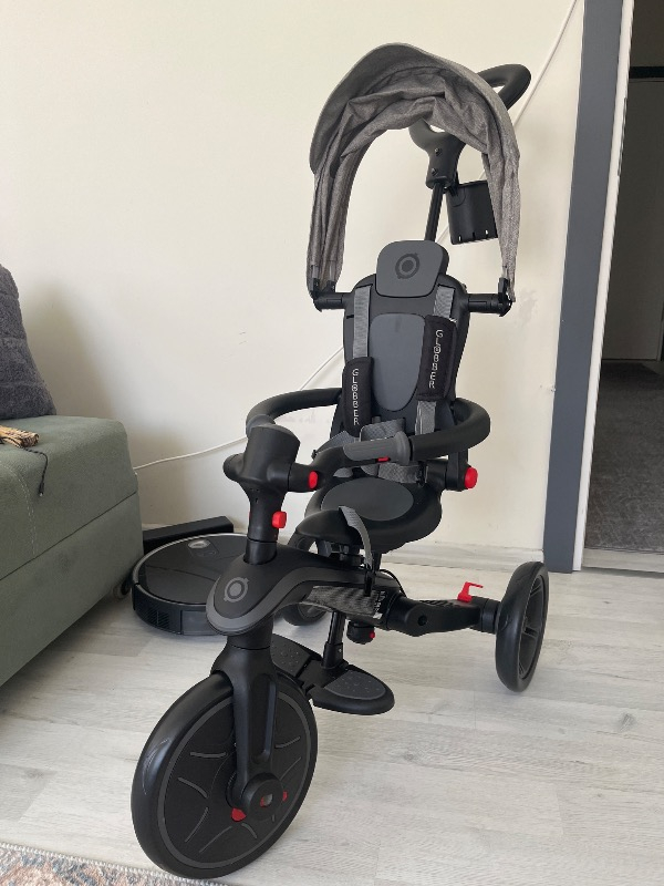 Globber Explorer 4in1 Katlanabilir Bisiklet - Siyah/gri